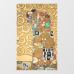 Gustav Klimt - Fulfilment, Stoclet Frieze Window Cling<br><div class="desc">The Tree of Life,  Stoclet Frieze,  Fulfilment Lovers - Gustav Klimt,  Cardboard,  1909</div>