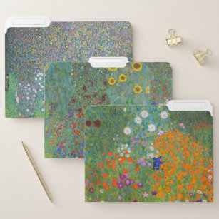 Gustav Klimt - Garden Masterpieces Selection File Folder