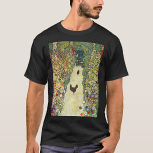 Gustav Klimt Garden Path With T-Shirt