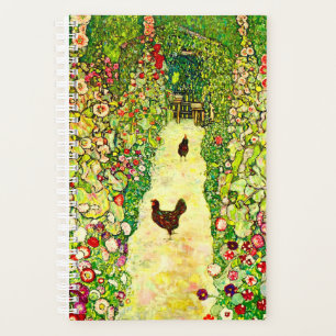 Gustav Klimt Garden with Chickens Planner