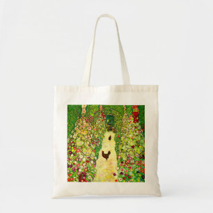 Gustav Klimt Garden with Chickens Tote Bag