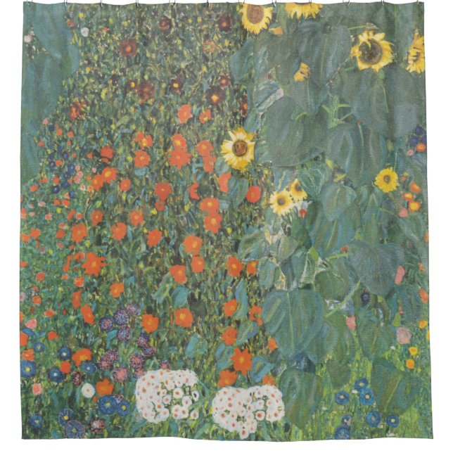 Gustav Klimt Garden With Sunflowers Original (Front)