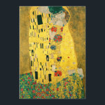 Gustav Klimt Golden Art The Kiss for Lovers Invitation<br><div class="desc">Gustav Klimt Golden Art The Kiss for Lovers Wedding Invitations</div>