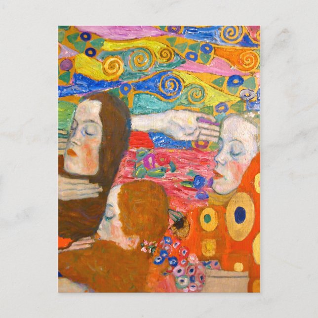 gustav klimt, hope ii postcard (Front)