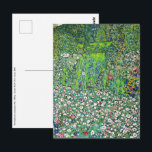 Gustav Klimt - Horticultural Landscape and Hilltop Postcard<br><div class="desc">Horticultural Landscape with a Hilltop - Gustav Klimt,  Oil on Canvas,  1916</div>