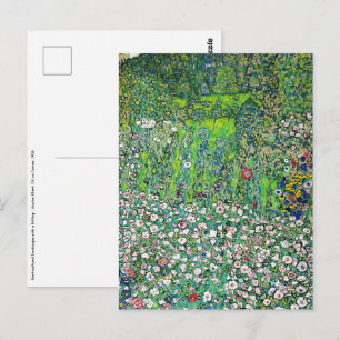 Gustav Klimt - Horticultural Landscape and Hilltop Postcard