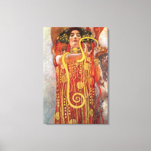 Gustav Klimt - Hygieia Medicine Goddess of Health Canvas Print