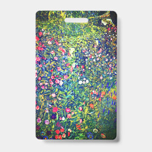 Gustav Klimt Italian Garden Badge