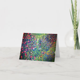 Gustav Klimt Italian Garden Invitation