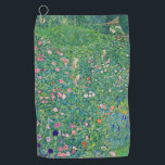 Gustav Klimt - Italian Garden Landscape Golf Towel<br><div class="desc">Italian Garden Landscape / Italian Horticultural Landscape - Gustav Klimt,  Oil on Canvas,  1913</div>