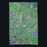 Gustav Klimt - Italian Garden Landscape Kitchen Towel<br><div class="desc">Italian Garden Landscape / Italian Horticultural Landscape - Gustav Klimt,  Oil on Canvas,  1913</div>