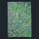 Gustav Klimt - Italian Garden Landscape Kitchen Towel<br><div class="desc">Italian Garden Landscape / Italian Horticultural Landscape - Gustav Klimt,  Oil on Canvas,  1913</div>