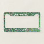 Gustav Klimt - Italian Garden Landscape License Plate Frame<br><div class="desc">Italian Garden Landscape / Italian Horticultural Landscape - Gustav Klimt,  Oil on Canvas,  1913</div>