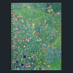 Gustav Klimt - Italian Garden Landscape Notebook<br><div class="desc">Italian Garden Landscape / Italian Horticultural Landscape - Gustav Klimt,  Oil on Canvas,  1913</div>