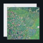 Gustav Klimt - Italian Garden Landscape Thank You Card<br><div class="desc">Italian Garden Landscape / Italian Horticultural Landscape - Gustav Klimt,  Oil on Canvas,  1913</div>
