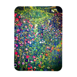 Gustav Klimt Italian Garden Magnet