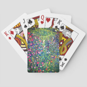 Gustav Klimt Italian Garden Playing Cards
