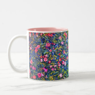 Gustav Klimt Italian Garden Two-Tone Coffee Mug