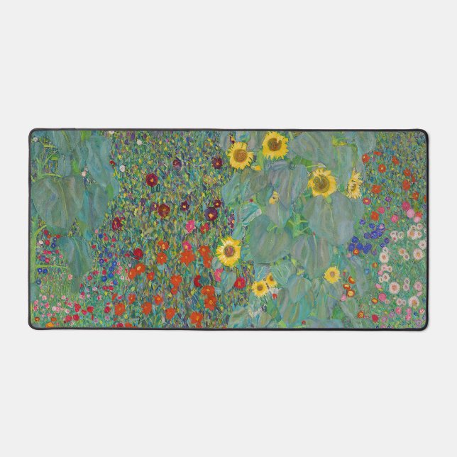 Gustav Klimt - Jardin de campagne avec tournesols (Recto)