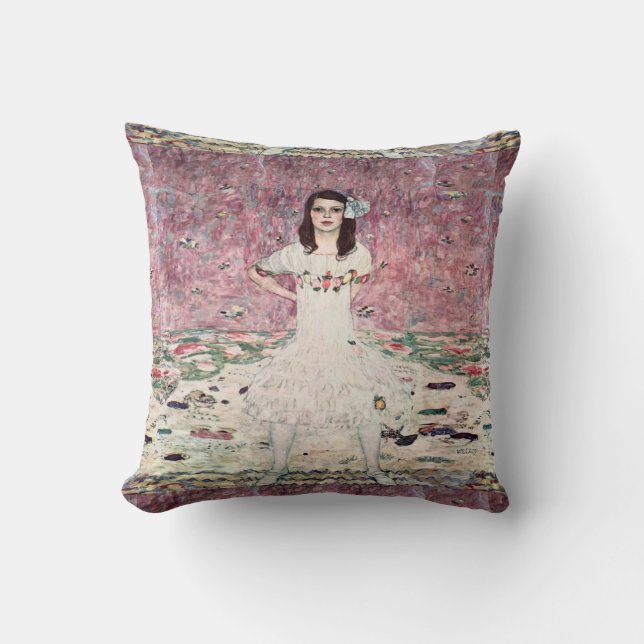 Gustav Klimt Judith Throw Pillow (Front)