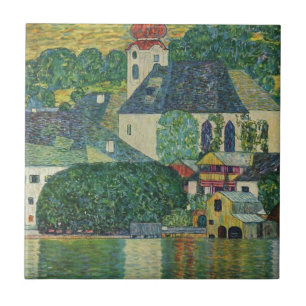 Gustav Klimt // Kirche in Unterach am Attersee Tile