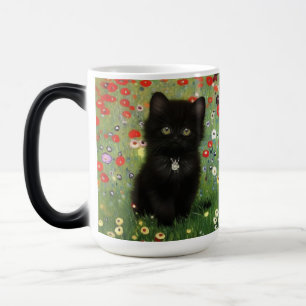 Gustav Klimt Kitten Magic Mug
