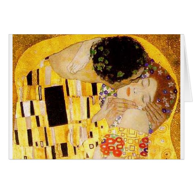 Gustav Klimt La Peinture Classique Du Kiss (Devant horizontal)