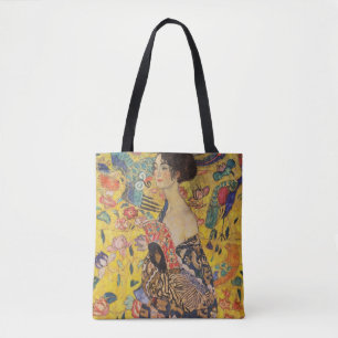 Gustav Klimt - Lady With Fan 1918 Tote Bag