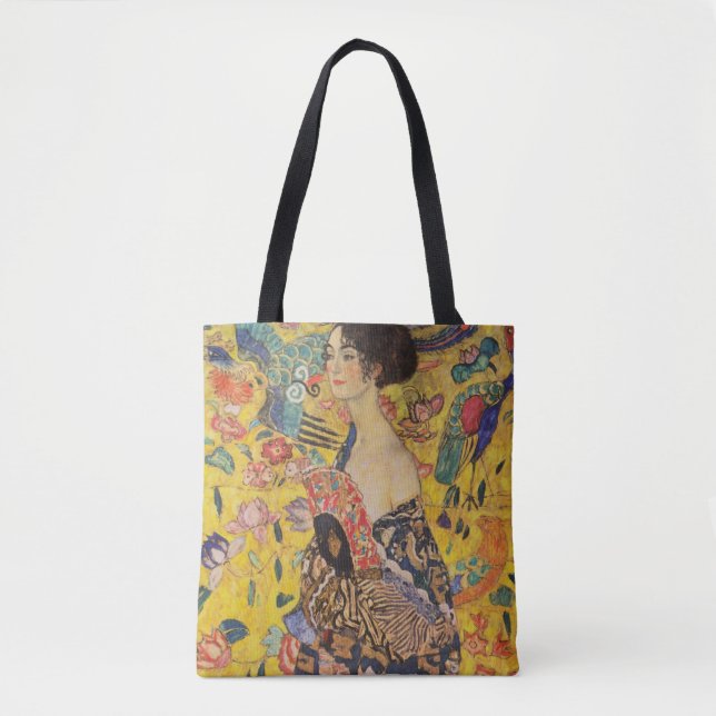 Gustav Klimt - Lady With Fan 1918 Tote Bag (Front)