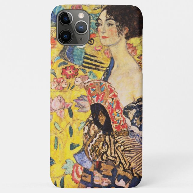 Gustav Klimt Lady With Fan Case-Mate iPhone Case (Back)