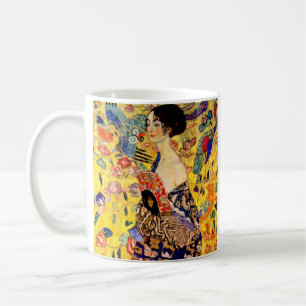 Gustav Klimt Lady with Fan Coffee Mug