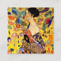 Gustav Klimt Lady with Fan