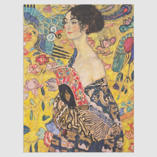 Gustav Klimt - Lady with Fan Tissue Paper