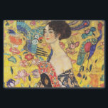 Gustav Klimt Lady With Fan Tissue Paper<br><div class="desc">Gustav Klimt Lady With Fan</div>