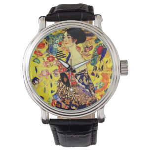 Gustav Klimt Lady with Fan Watch