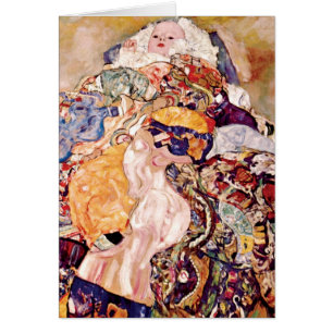 Gustav Klimt - Le berceau de bébé - Nouveau-né
