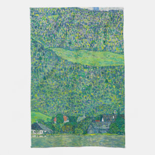 Gustav Klimt - Litzlberg am Attersee Kitchen Towel