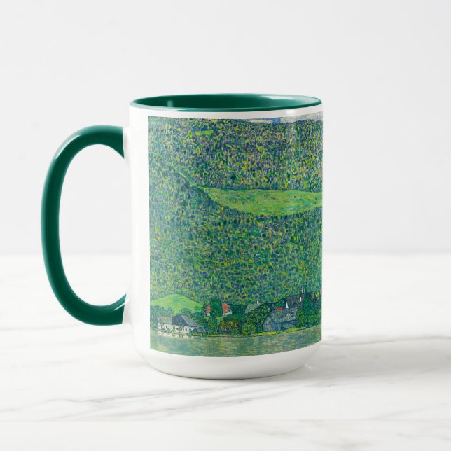 Gustav Klimt - Litzlberg am Attersee Mug (Left)