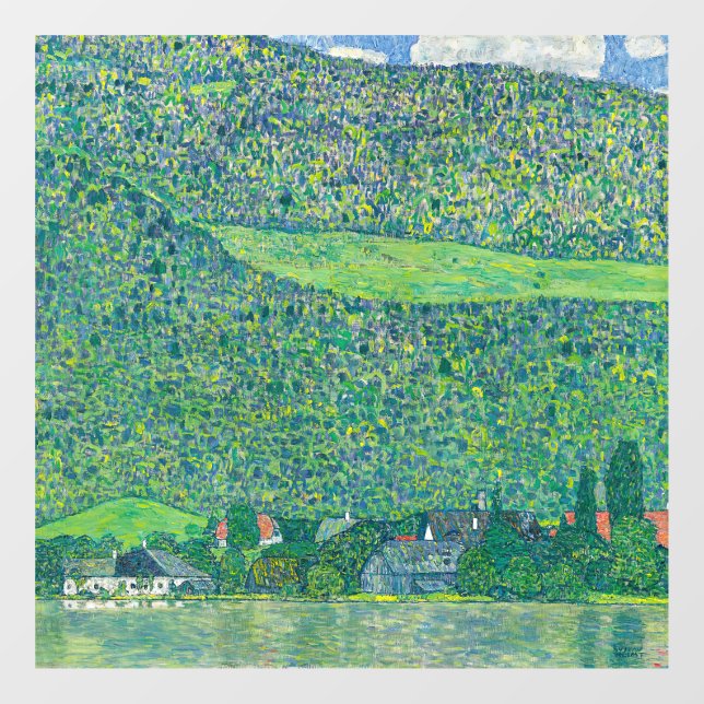 Gustav Klimt - Litzlberg am Attersee Window Cling (Sheet)