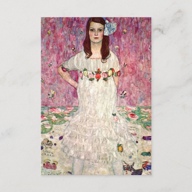 Gustav Klimt Mada Primavesi Enclosure Card (Front)