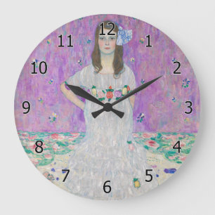 Gustav Klimt - Mada Primavesi Large Clock