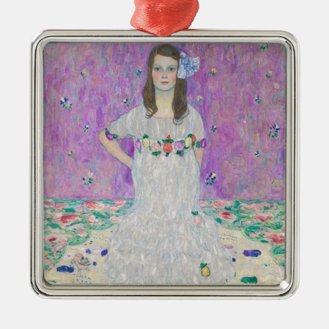 Gustav Klimt - Mada Primavesi Metal Ornament (Front)