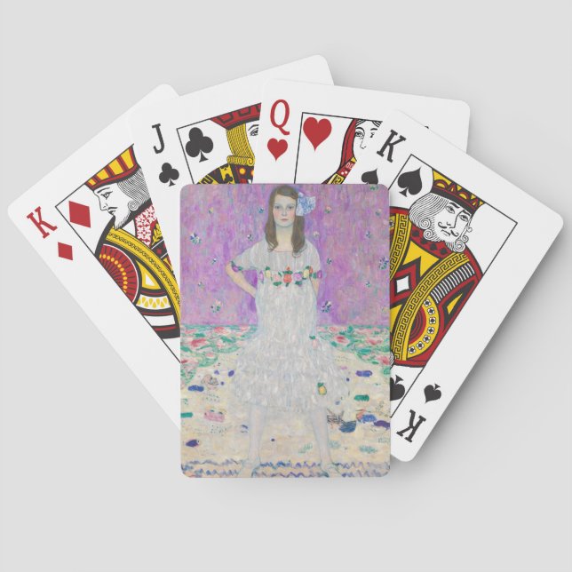 Gustav Klimt - Mada Primavesi Playing Cards (Back)