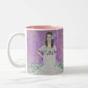Gustav Klimt - Mada Primavesi Two-Tone Coffee Mug