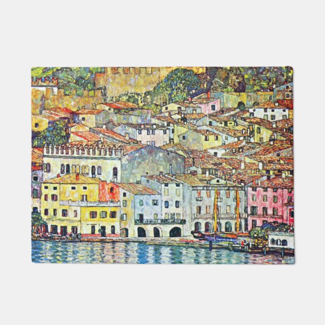 Gustav Klimt Malcena At The Gardasee Doormat (Front)