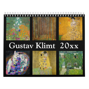 Gustav Klimt Masterpieces Selection Calendar
