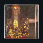 Gustav Klimt - Minerva Or Pallas Athena Magnet<br><div class="desc">Gustav Klimt - Minerva Or Pallas Athena</div>