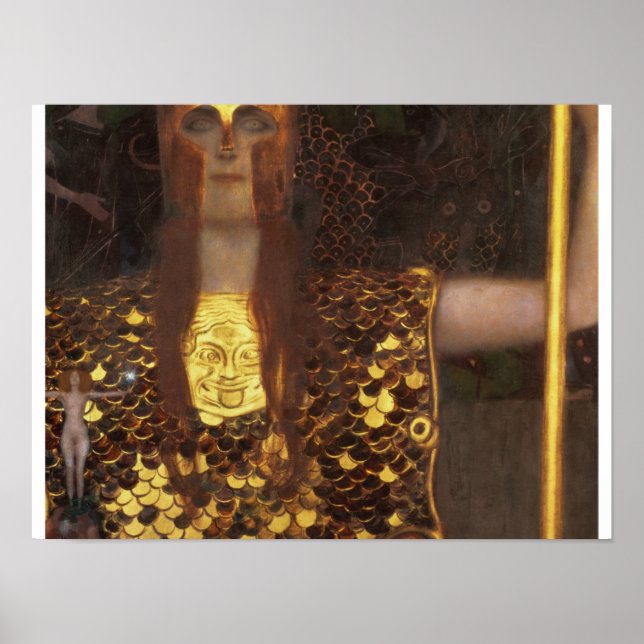 Gustav Klimt - Minerva Or Pallas Athena Poster (Front)