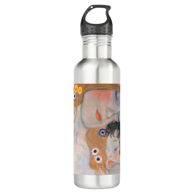 Gustav Klimt - Mother and Child 710 Ml Water Bottle (Front)