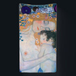Gustav Klimt - Mother and Child Banner<br><div class="desc">Mother and Child (detail of Three Ages of Woman) - Gustav Klimt,  Oil on Canvas,  1905</div>